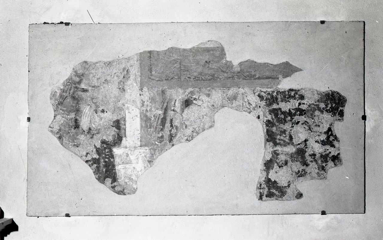 Annunciazione (dipinto, frammento) - ambito aretino (prima metà sec. XVI)