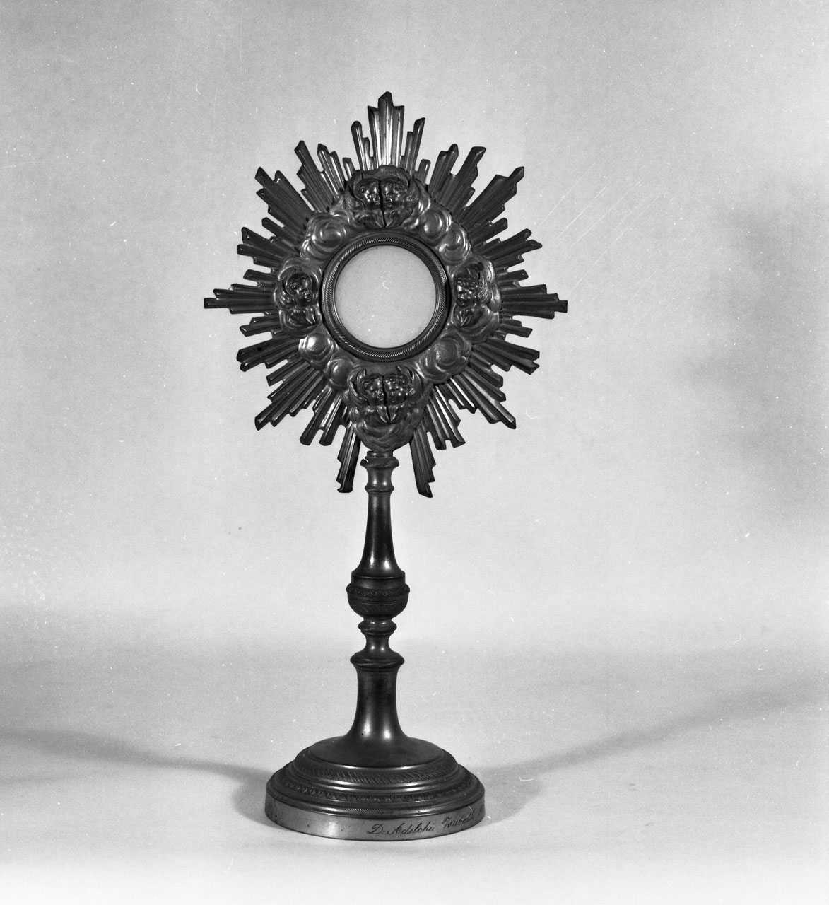 ostensorio - a raggiera - bottega toscana (sec. XIX)