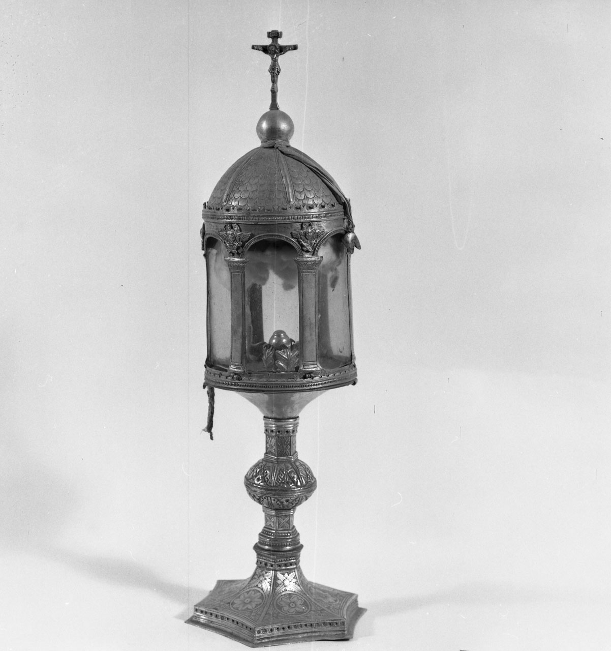 reliquiario architettonico - a tempietto - bottega toscana (sec. XVI)