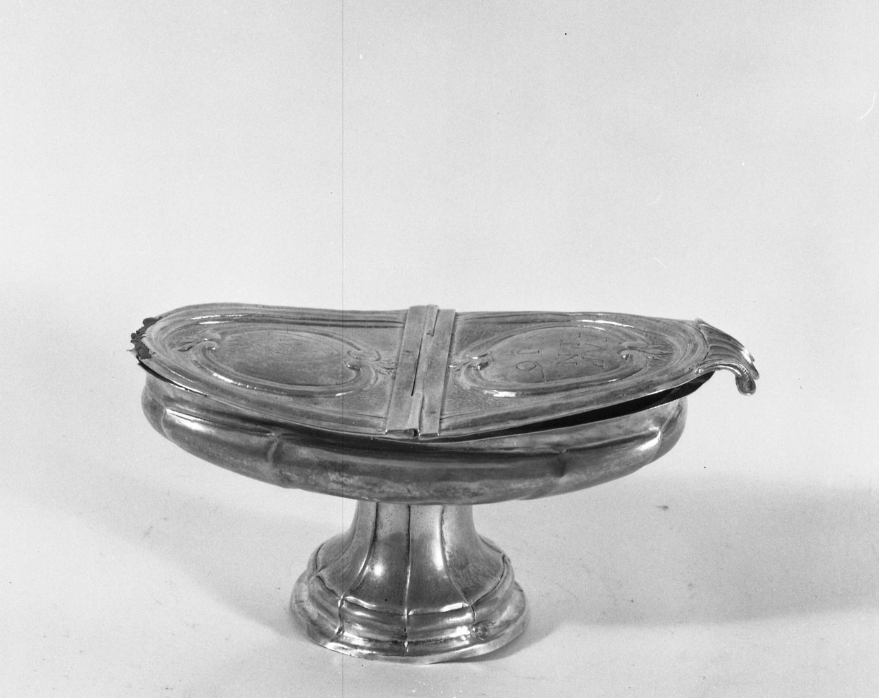 navicella portaincenso - bottega toscana (sec. XIX)