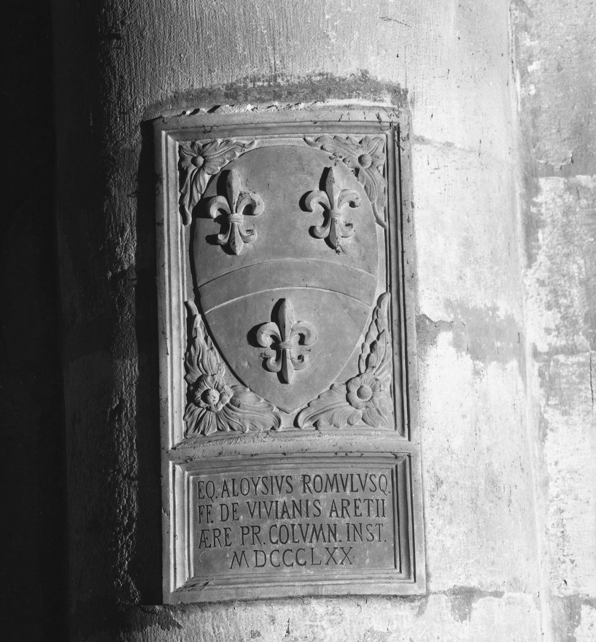 lapide - bottega aretina (sec. XIX)