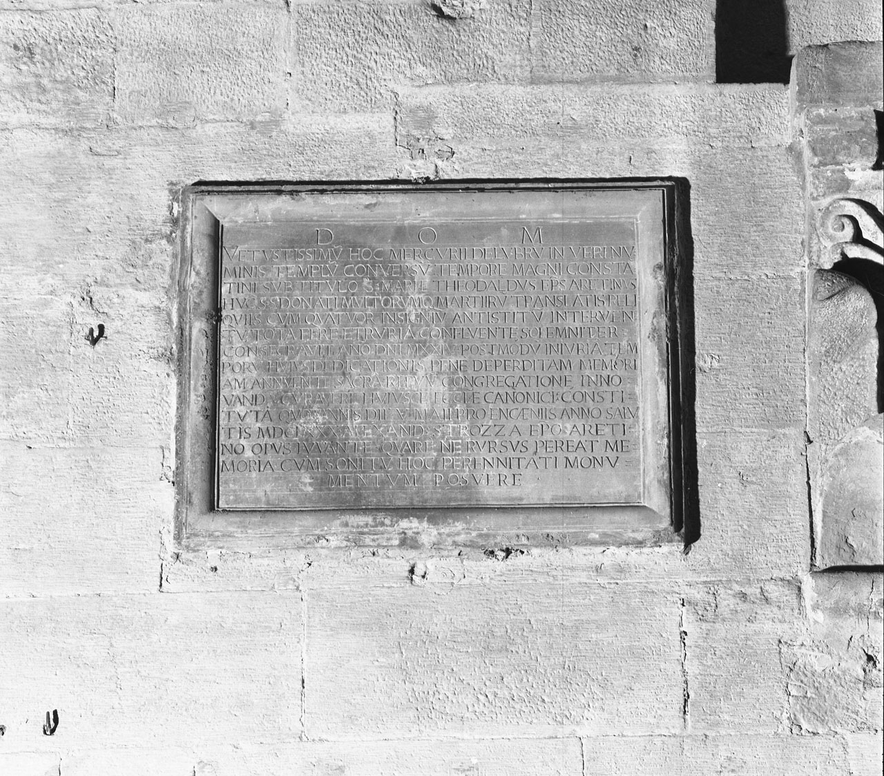 lapide - bottega aretina (sec. XVII)