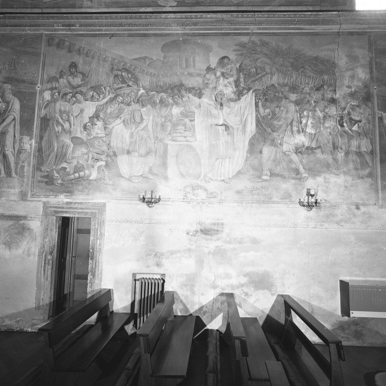 David e Melchisedech (dipinto) di Ademollo Luigi (sec. XIX)