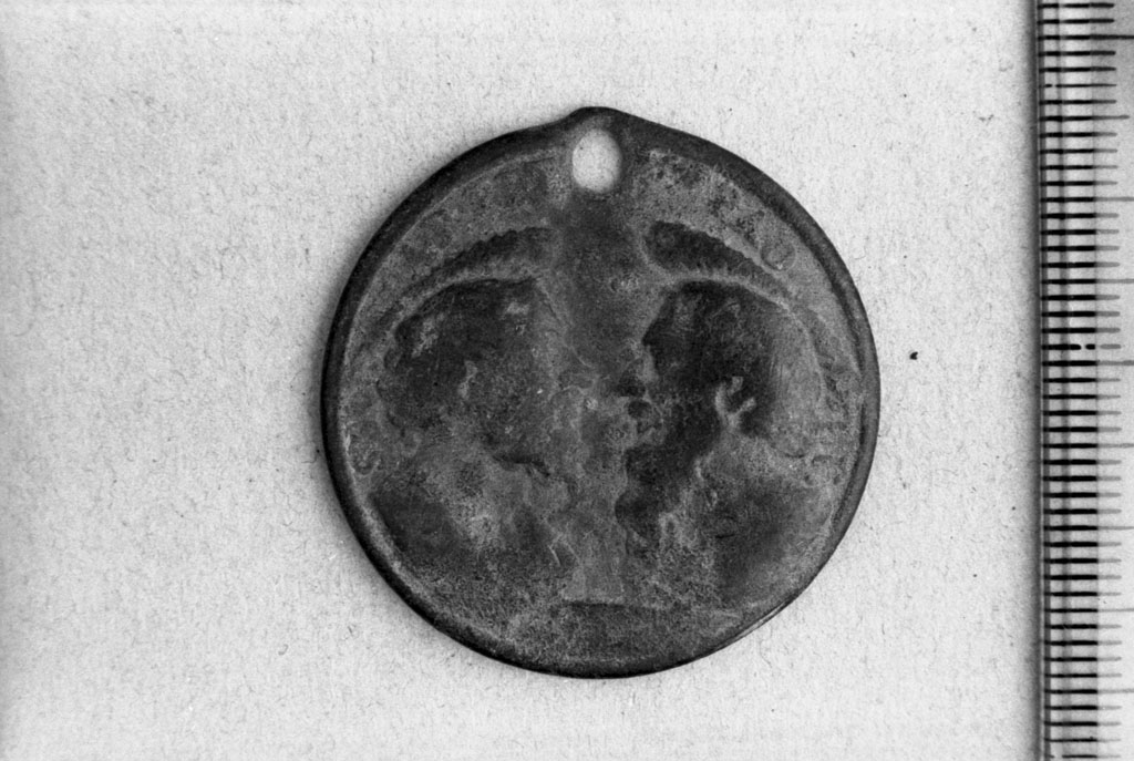 San Pietro e San Paolo (medaglia) - bottega romana (sec. XVI)