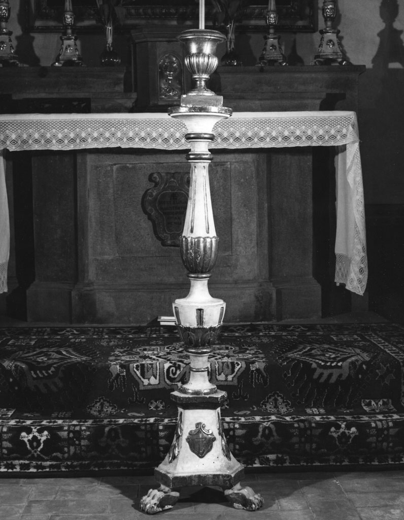 candelabro, coppia - bottega toscana (sec. XIX)