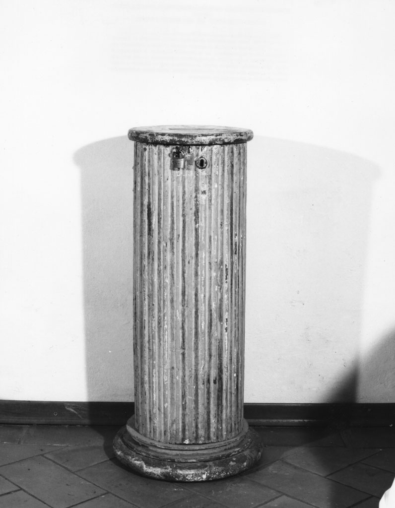 contenitore per elemosine, coppia - bottega toscana (seconda metà sec. XIX)