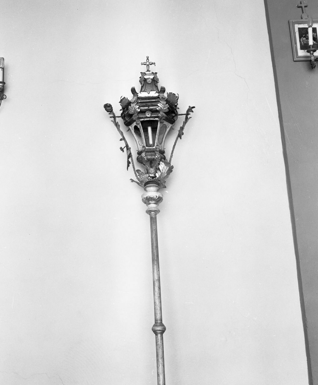 lanterna processionale, coppia - bottega toscana (sec. XIX)