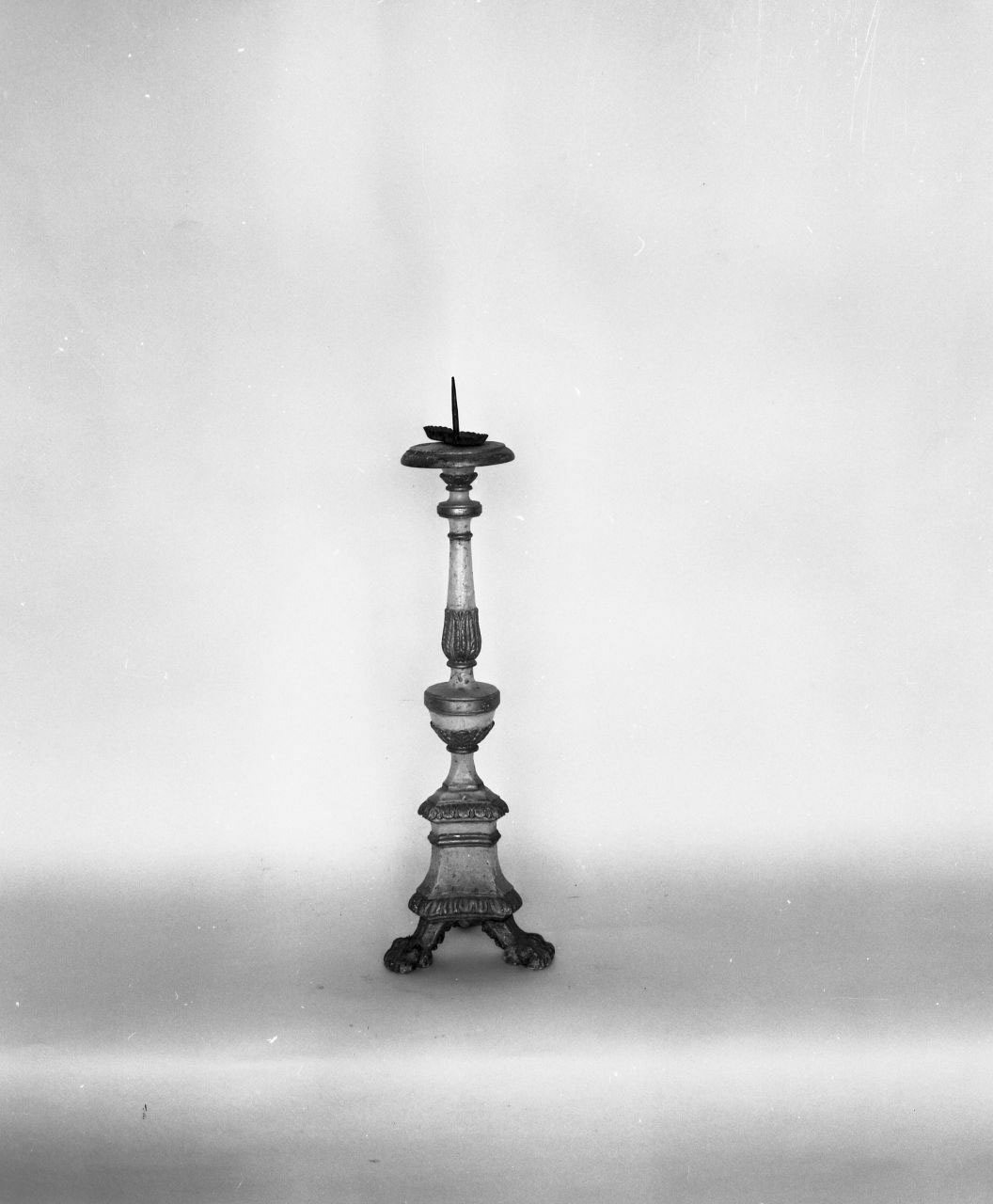 candeliere d'altare - bottega toscana (prima metà sec. XIX)