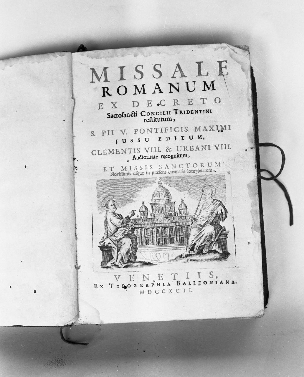 Santi Pietro e Paolo (messale cantato) - ambito veneziano (sec. XVIII)