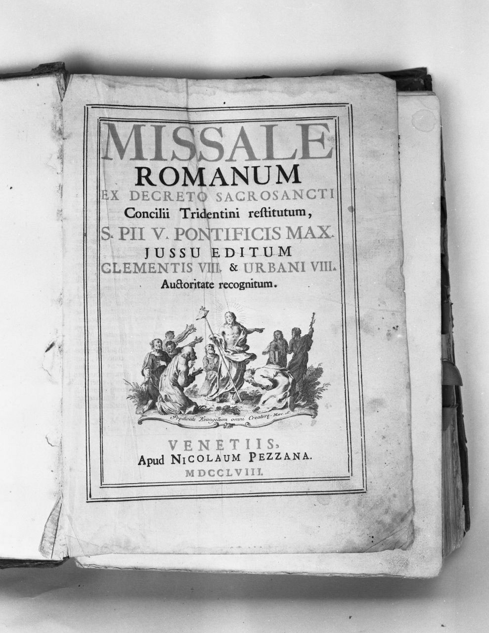 Cristo risorto (messale cantato) - ambito veneziano (sec. XVIII)