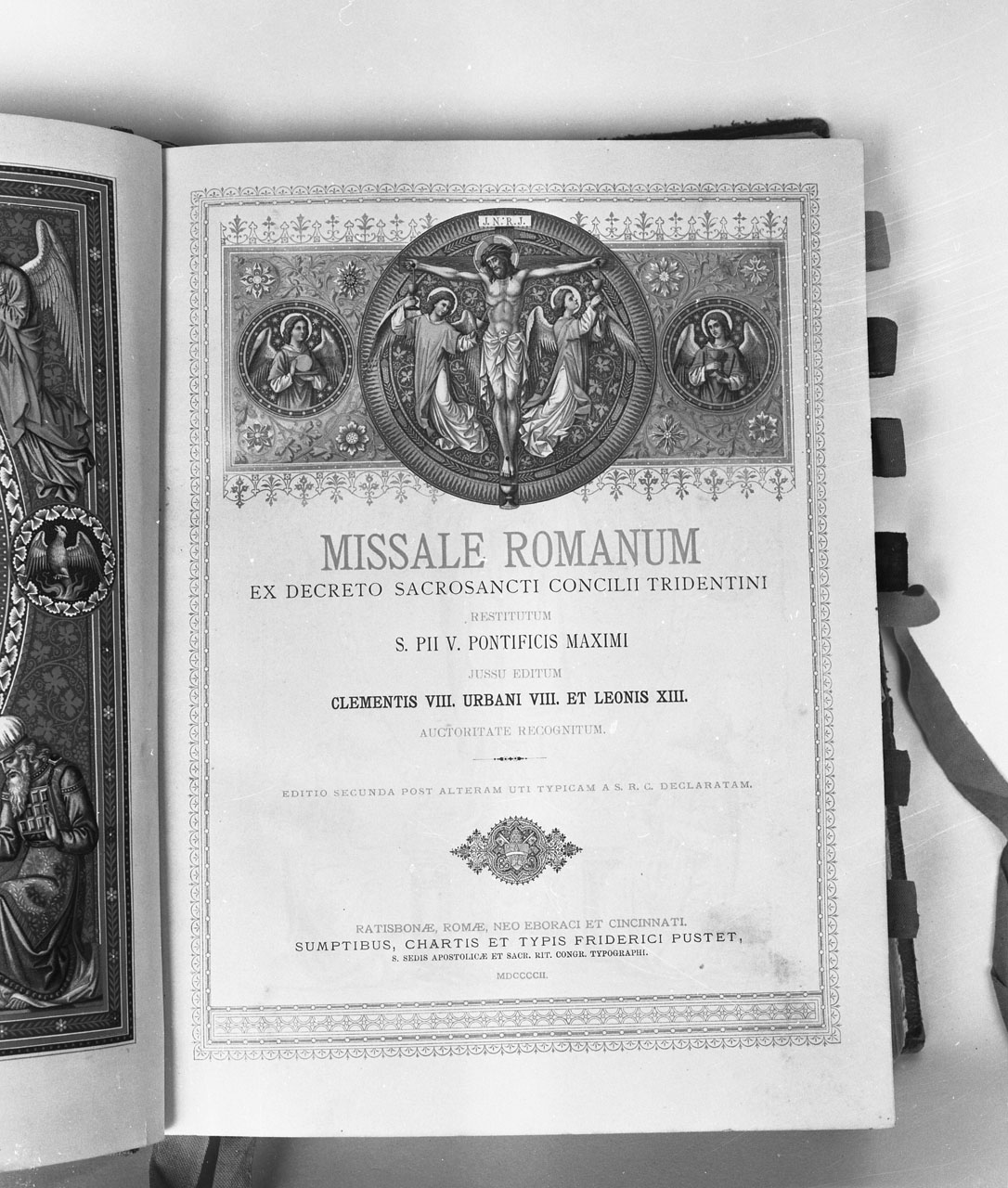 crocifissione (messale cantato) - produzione romana (sec. XX)