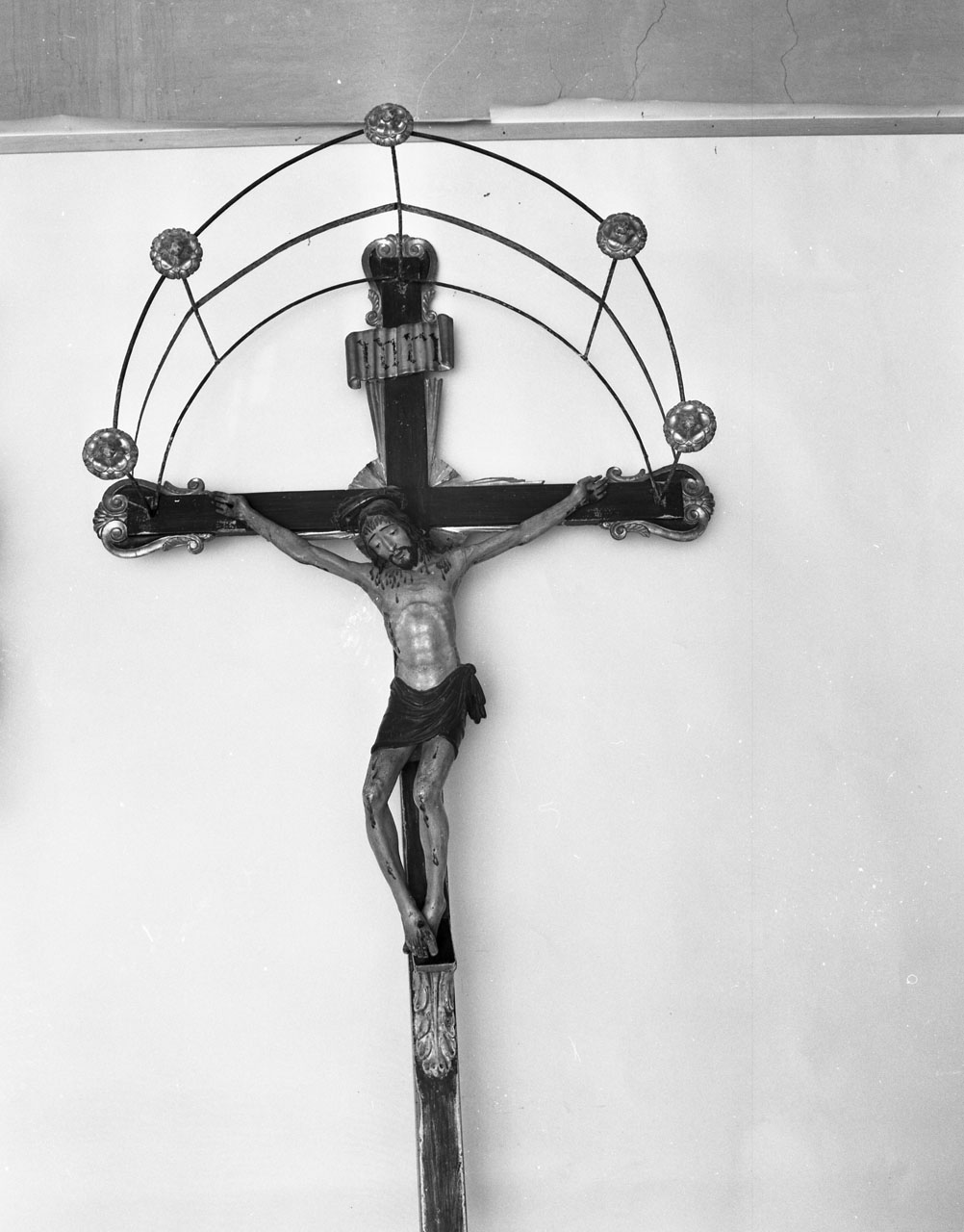 croce processionale - bottega toscana (sec. XIX)