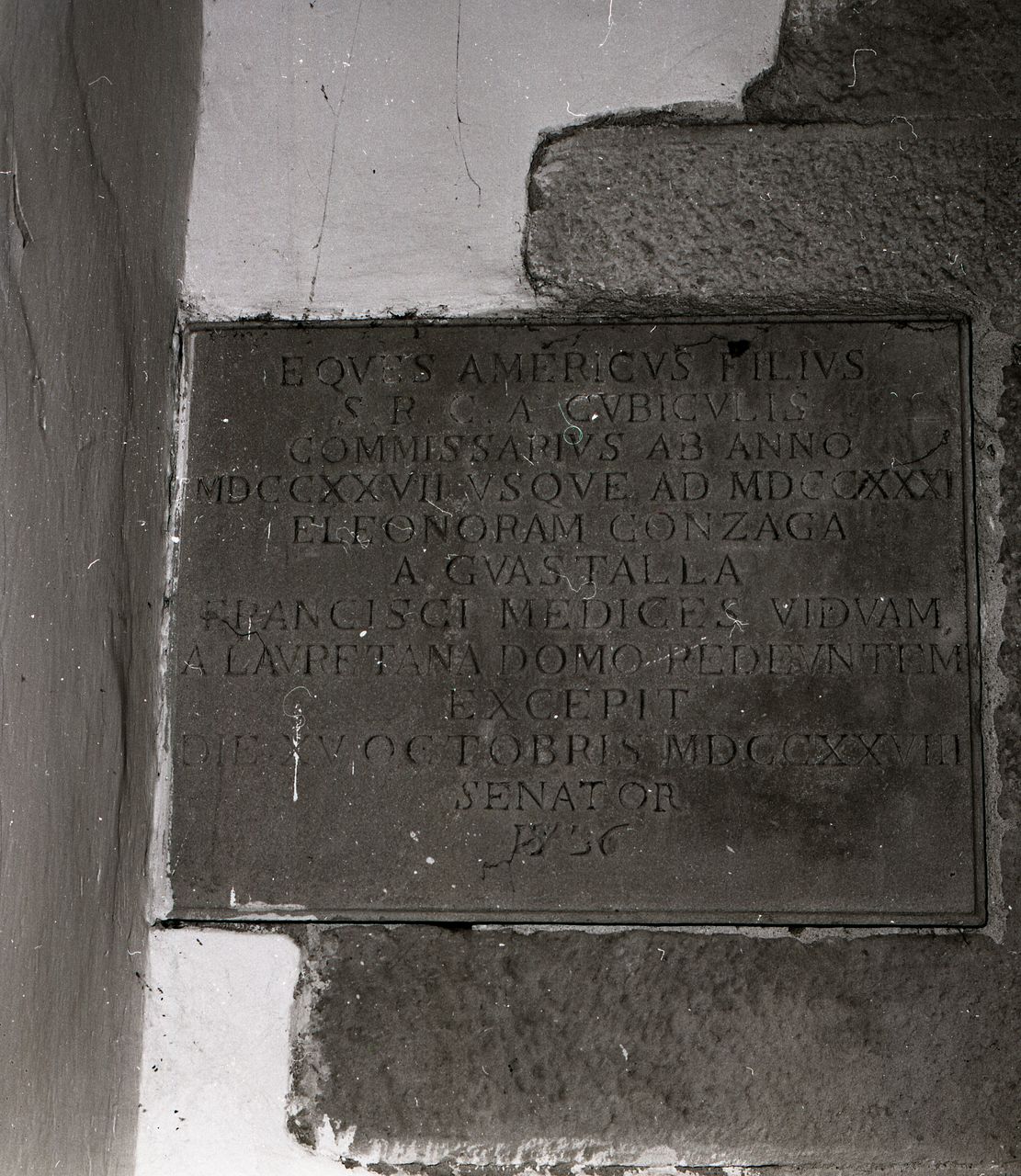 lapide - bottega toscana (sec. XVIII)