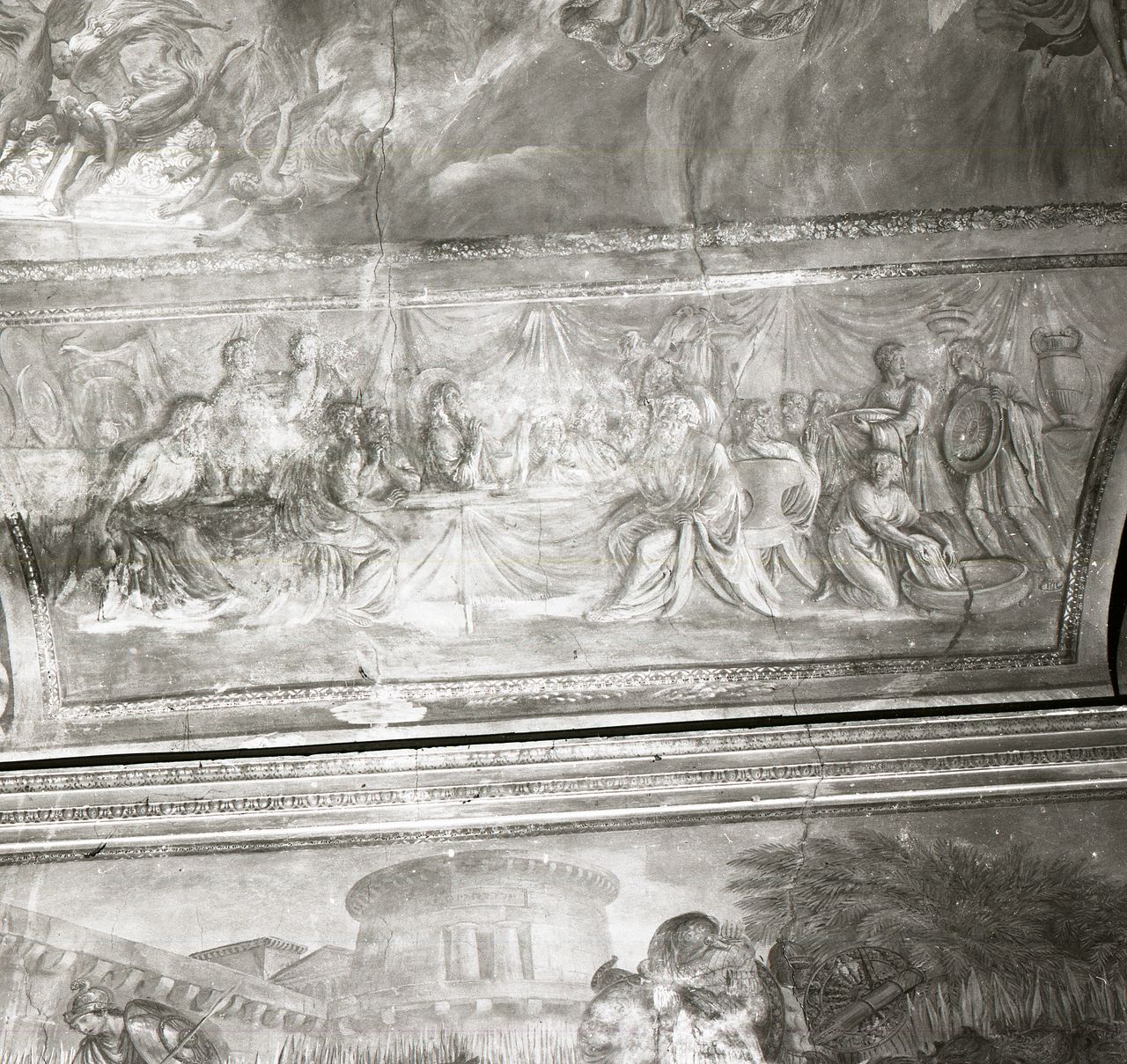 ultima cena (dipinto) di Ademollo Luigi (attribuito) (sec. XIX)