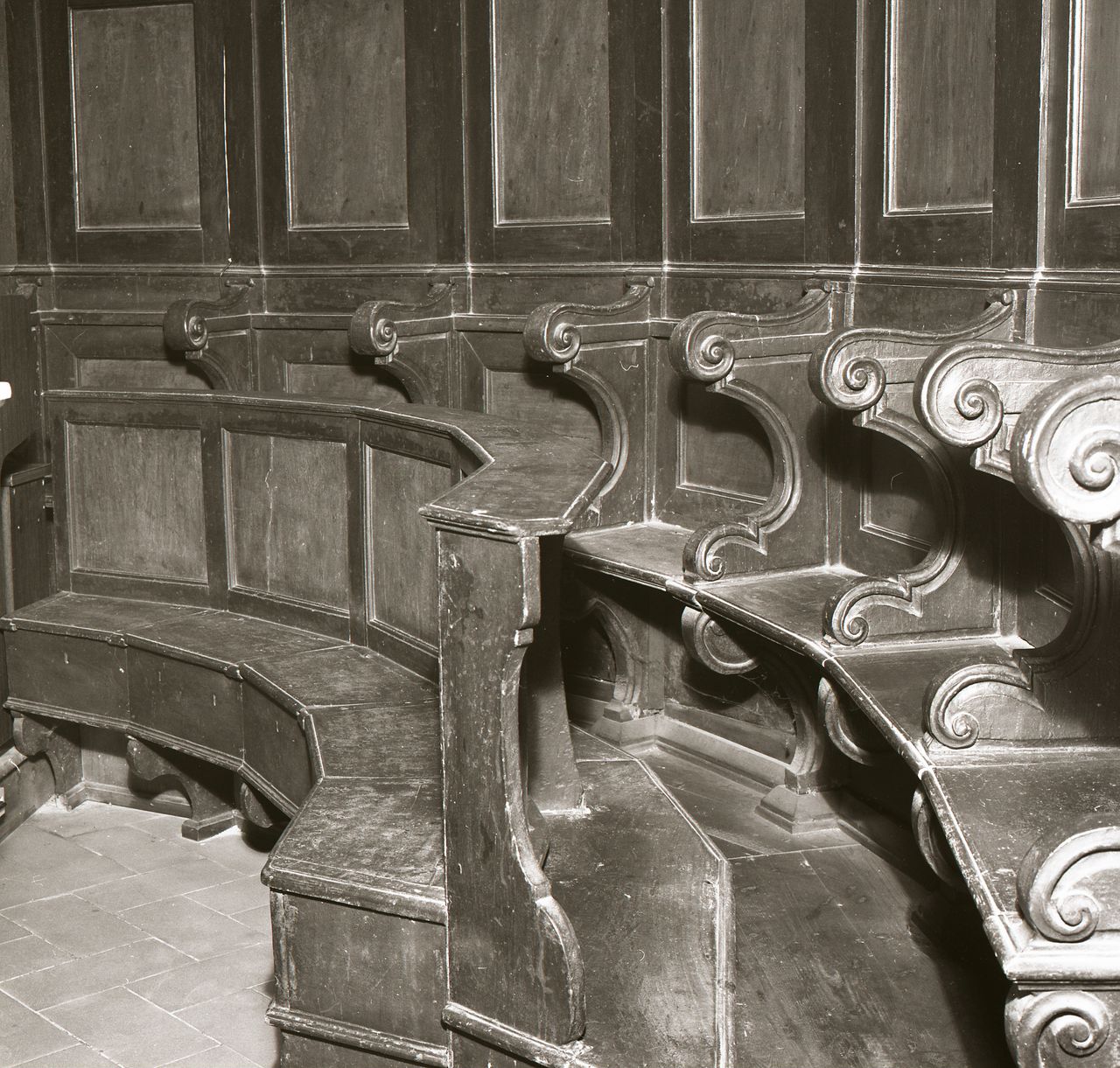 stalli del coro - bottega toscana (sec. XIX)