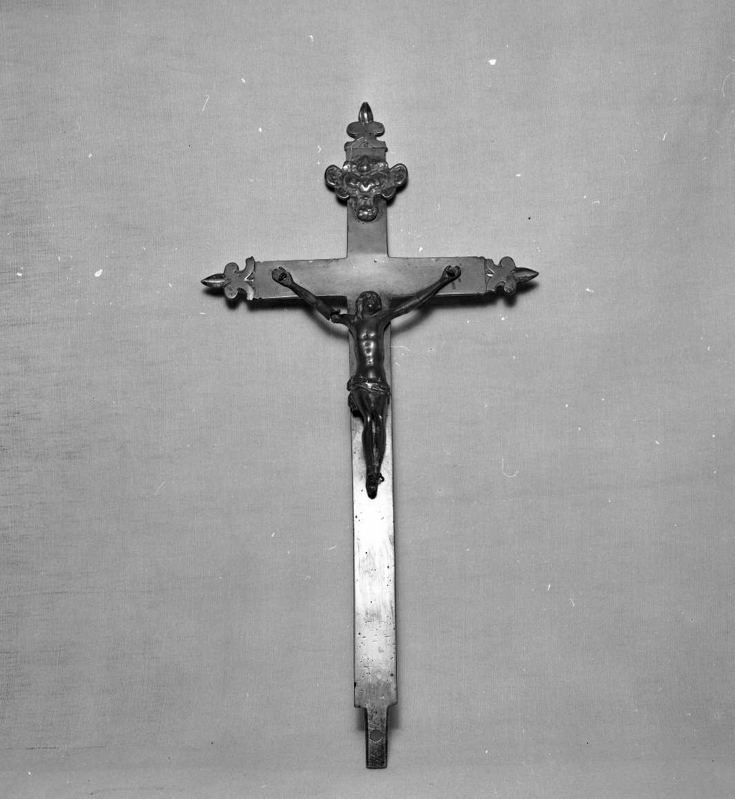 croce processionale, opera isolata - bottega toscana (fine sec. XVIII)