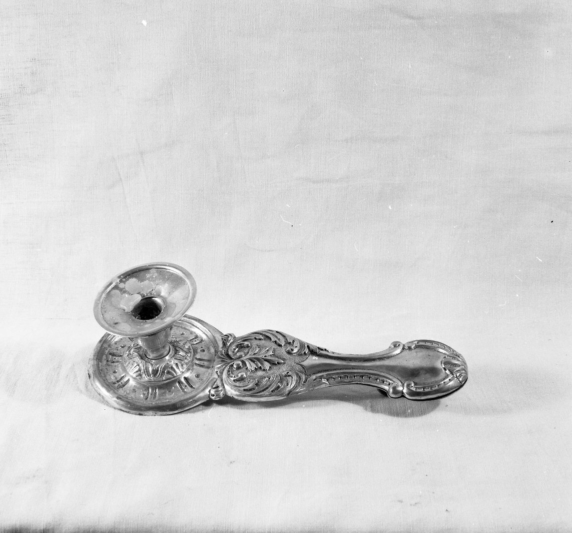 palmatoria, opera isolata - bottega toscana (fine sec. XVIII)