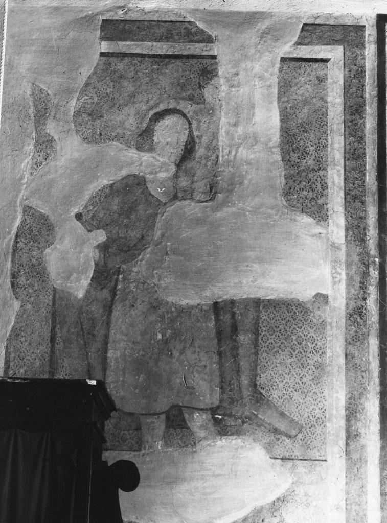 Santo (dipinto, frammento) - ambito toscano (seconda metà sec. XV)