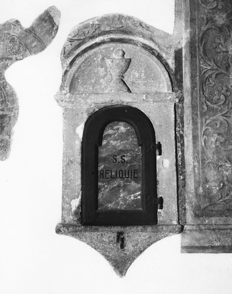 tabernacolo murale, opera isolata - bottega toscana (seconda metà sec. XV)