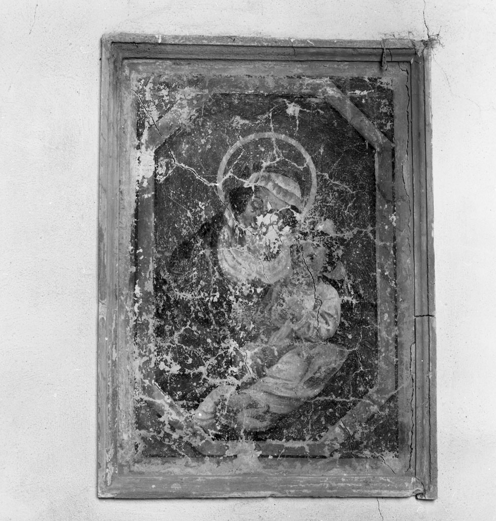 Madonna con Bambino (dipinto, opera isolata) - ambito toscano (fine/inizio secc. XV/ XVI)