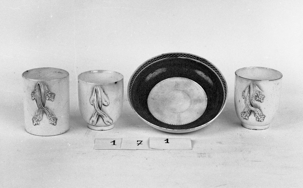 tazzina da caffe', serie - bottega di Leeds (ultimo quarto sec. XVIII)