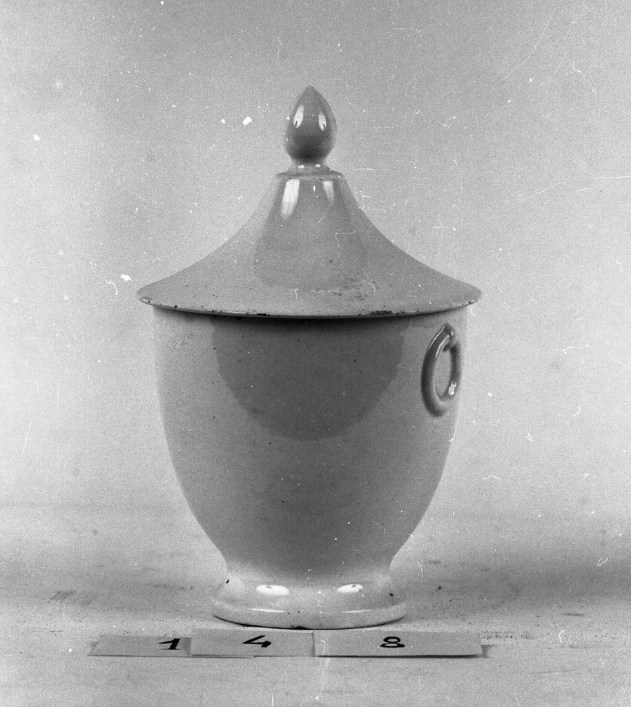 zuccheriera, opera isolata - bottega Herculaneum (secc. XVIII/ XIX)