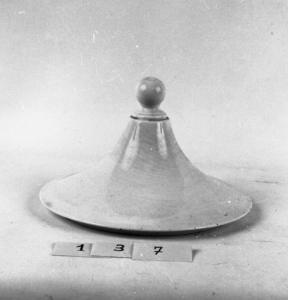 coperchio, opera isolata - bottega Herculaneum (fine/inizio secc. XVIII/ XIX)