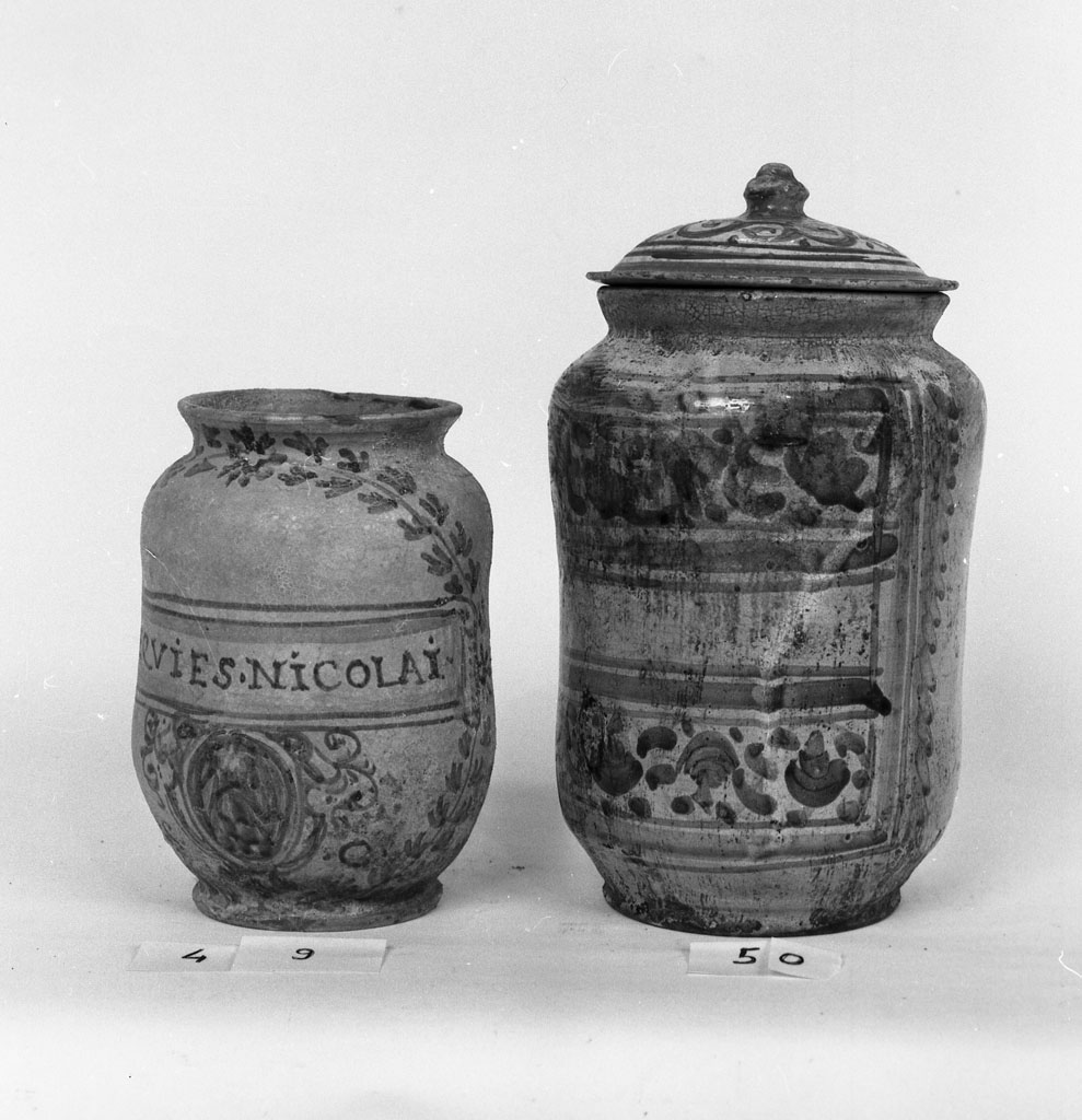 vaso da farmacia, opera isolata - bottega Italia centro-settentrionale (sec. XVIII)