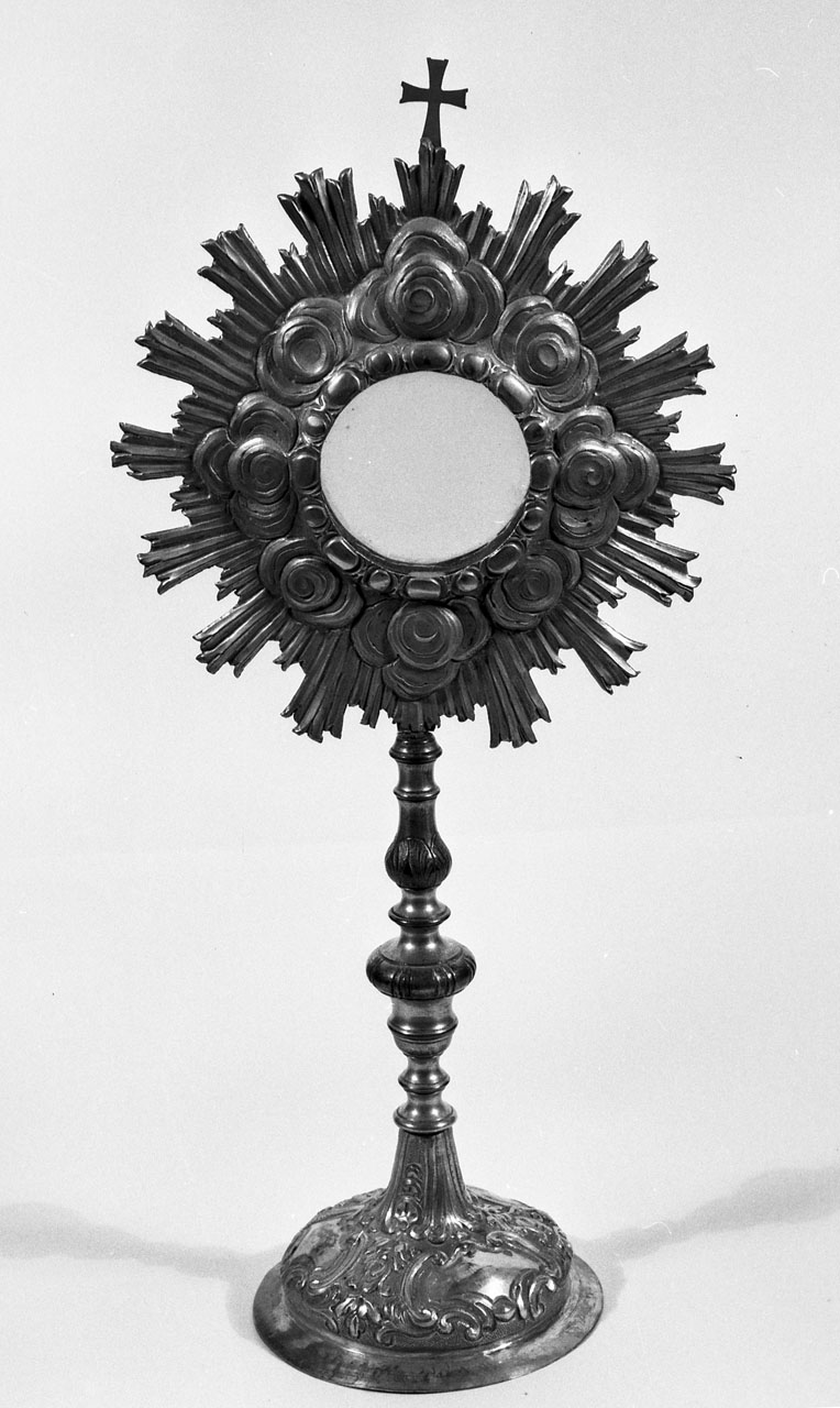 ostensorio - a raggiera - bottega toscana (sec. XVIII)