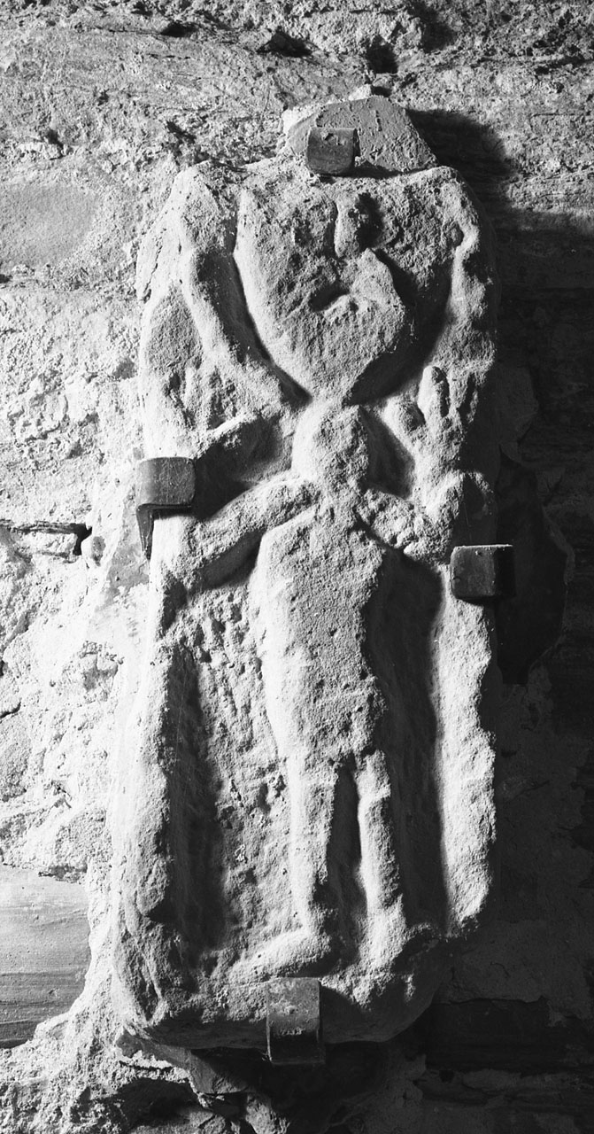 figura orante (rilievo) - bottega aretina (secc. X/ XI)