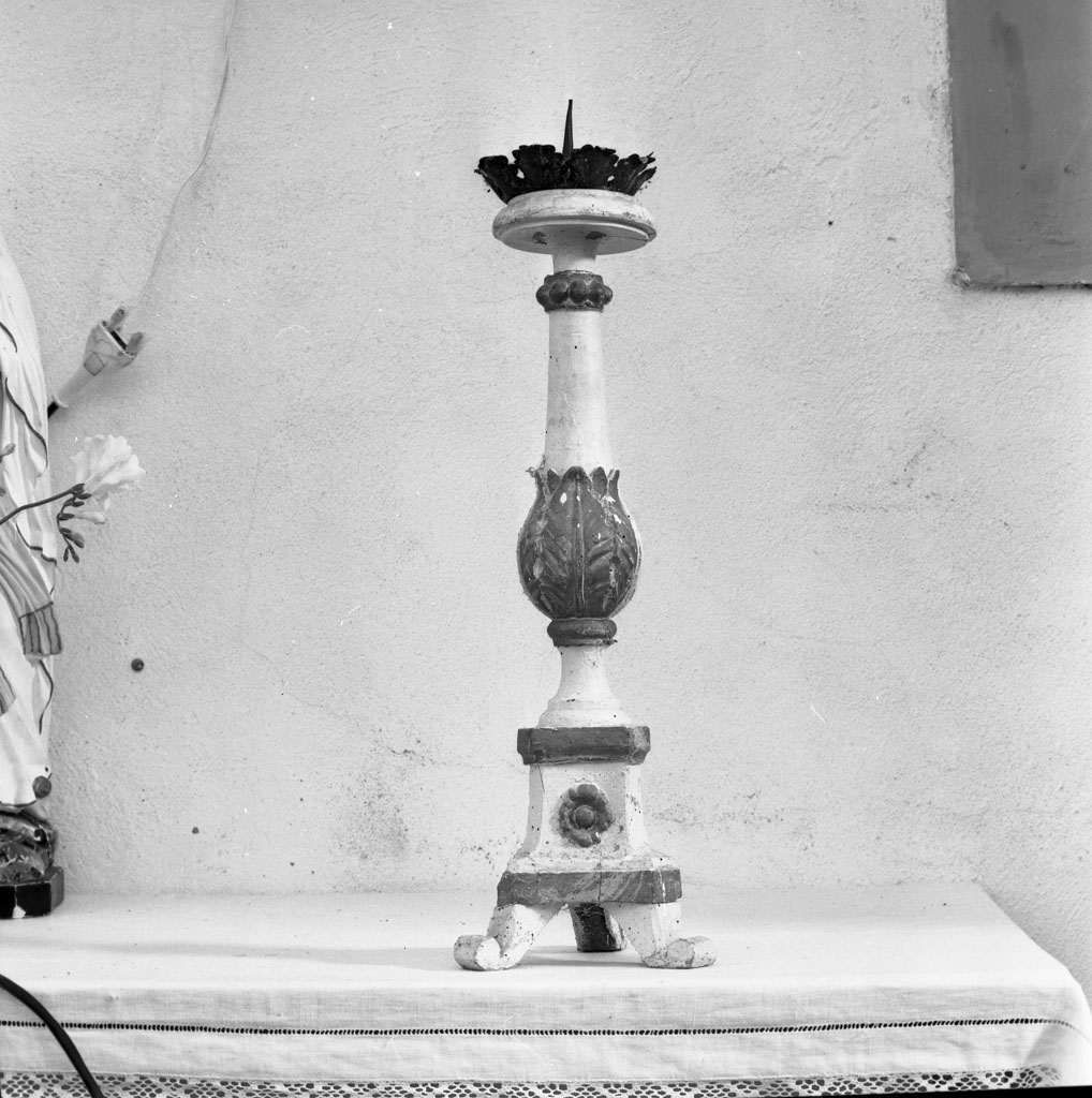 candeliere, serie - bottega toscana (prima metà sec. XIX)