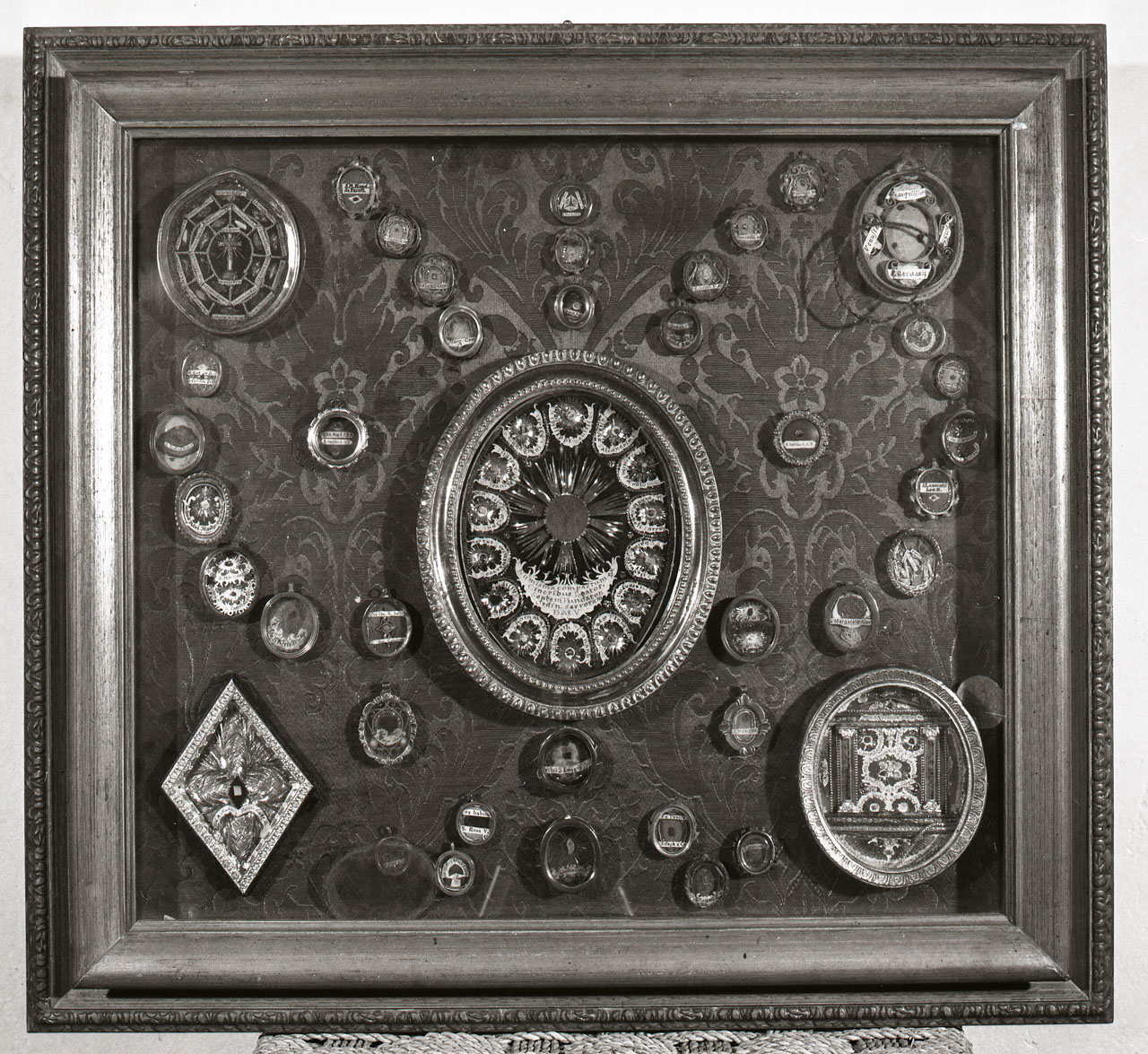 reliquiario - a retablo - ambito italiano (secc. XIX/ XX)