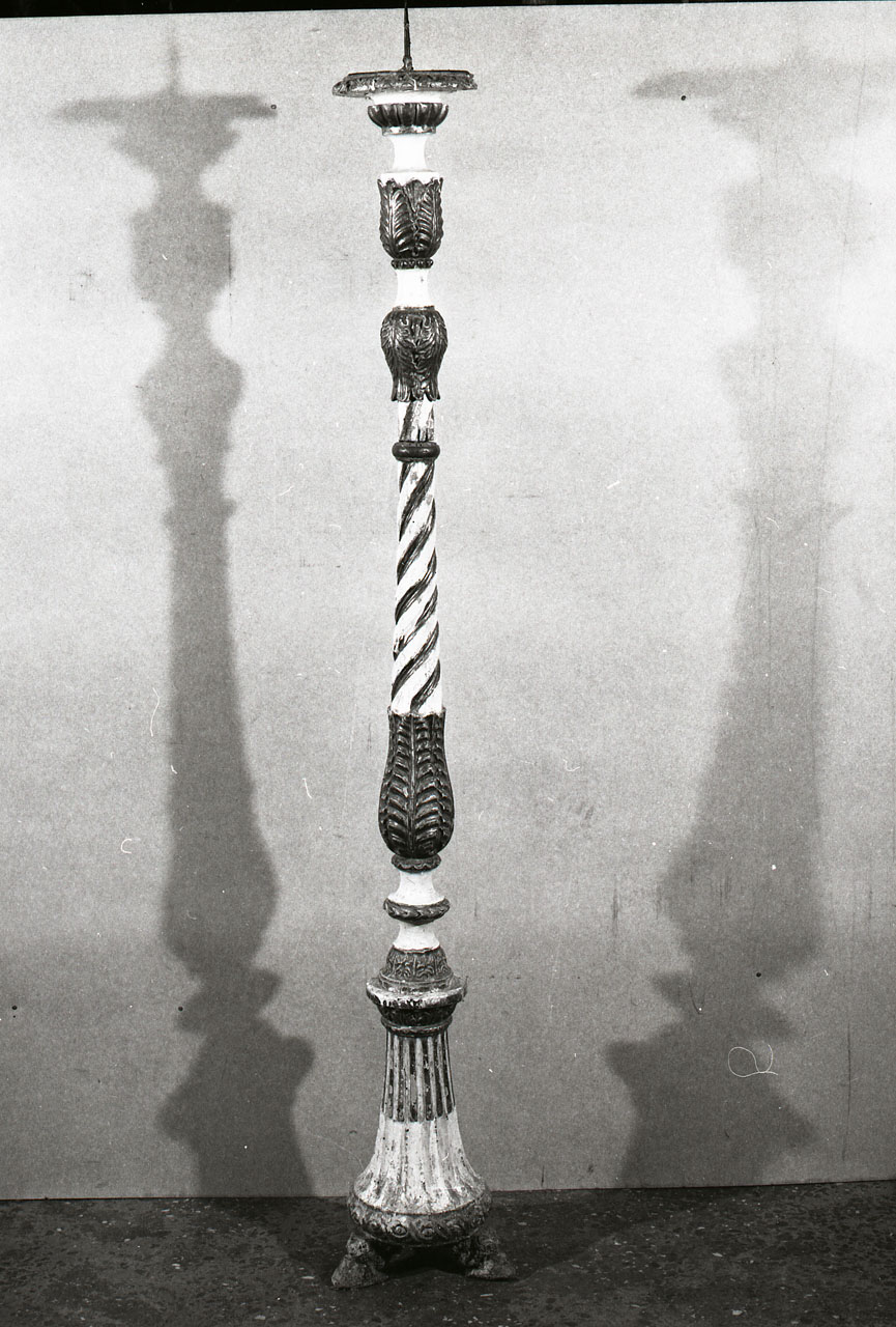 candeliere - manifattura aretina (sec. XIX)