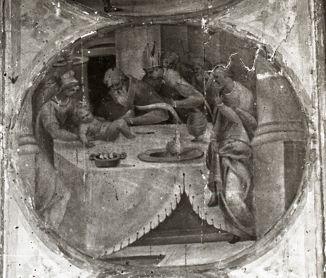circoncisione di Gesù Bambino (formella) di Vasari Giorgio (attribuito) (metà sec. XVI)