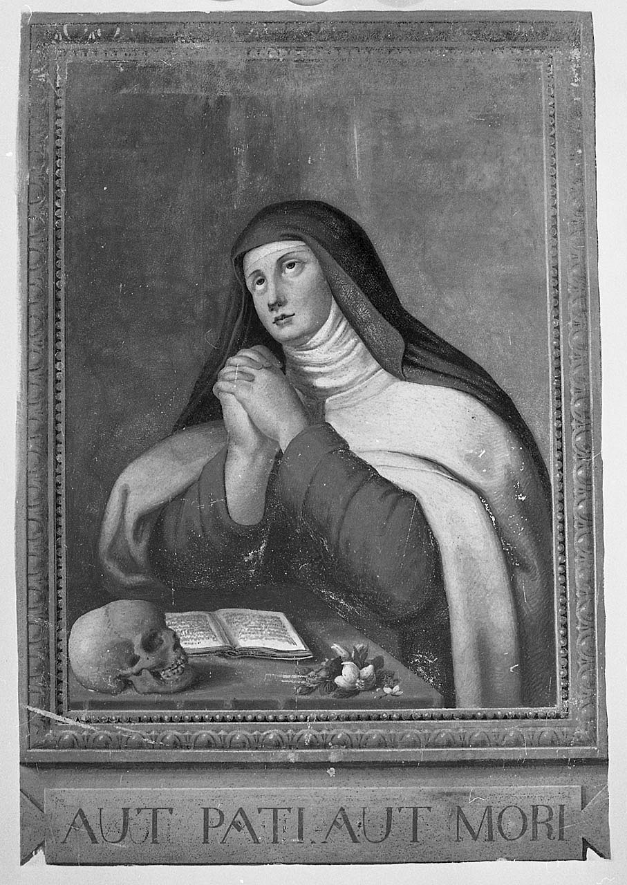 Santa Teresa in preghiera (dipinto) di Macchetti Giuseppe (sec. XIX)
