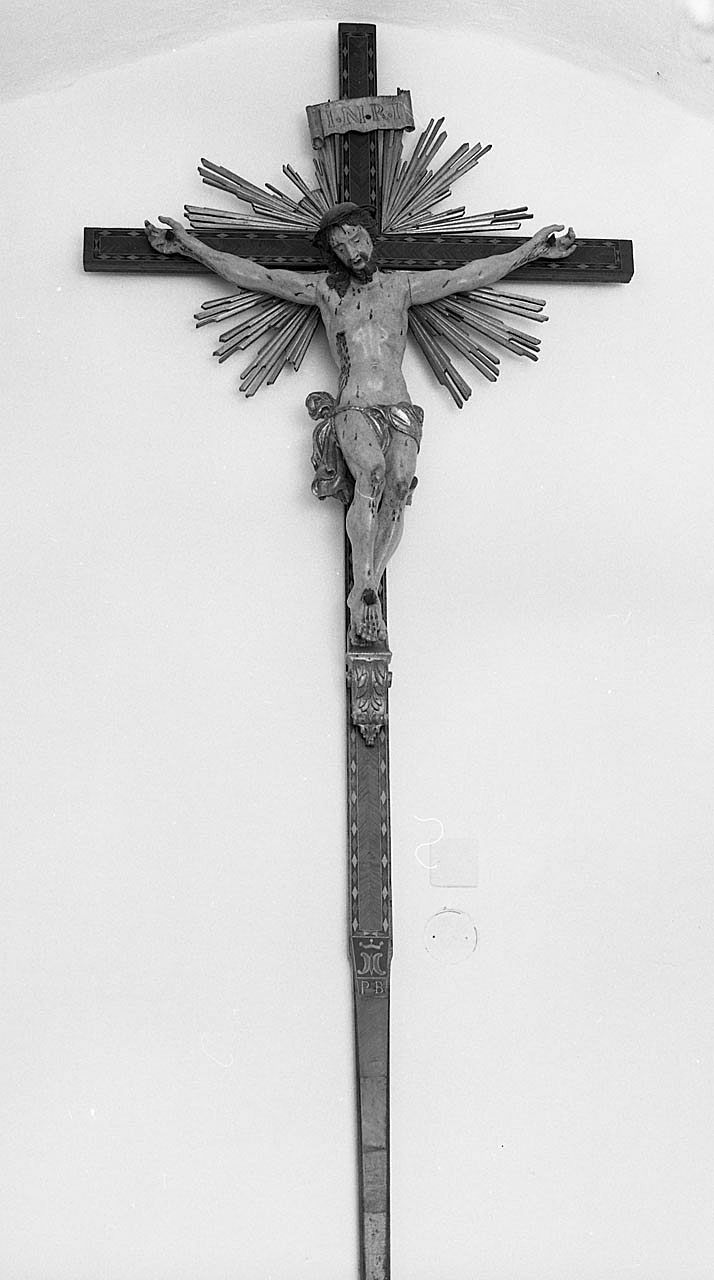 croce processionale - bottega toscana (seconda metà sec. XIX)