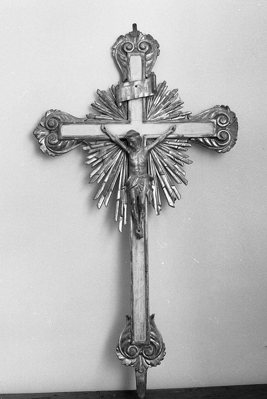 croce d'altare - bottega toscana (seconda metà sec. XIX)