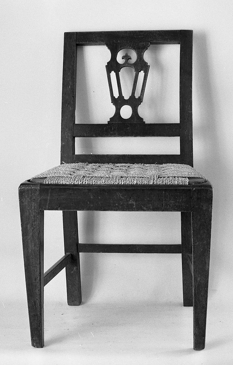 sedia - bottega toscana (metà sec. XVIII)