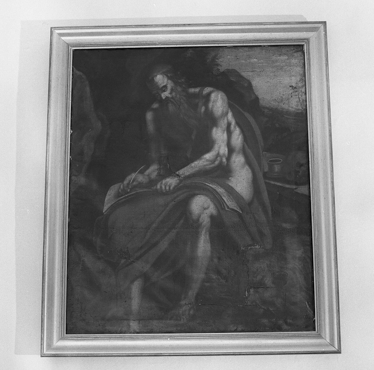 San Girolamo penitente nel deserto (dipinto) - ambito aretino (sec. XVIII)