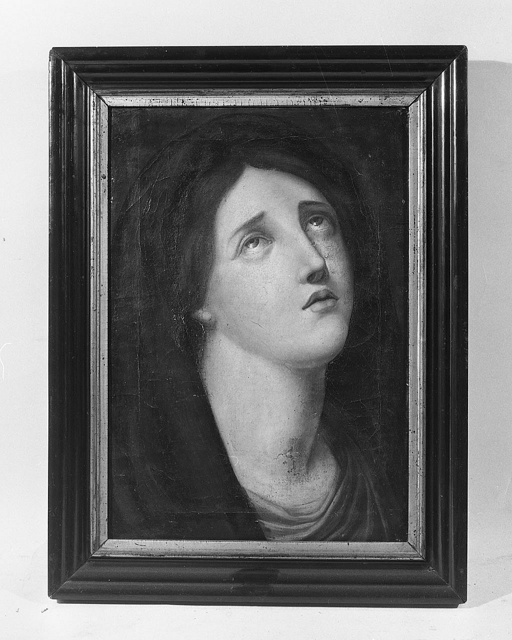 Madonna Addolorata piangente (dipinto) di Albergotti Agostino (sec. XIX)