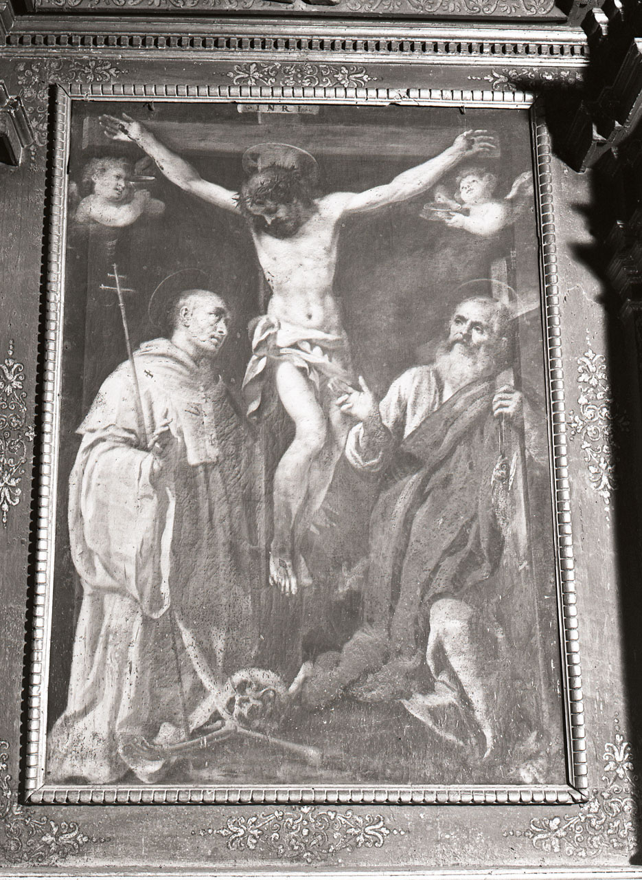 crocifissione di Cristo (dipinto) di Santini Bernardino (sec. XVII)