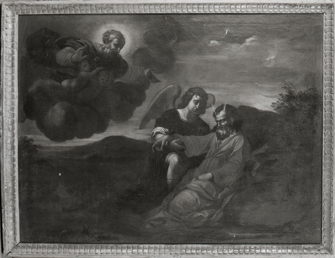 visione di Mosè (dipinto) di Santini Bernardino (prima metà sec. XVII)