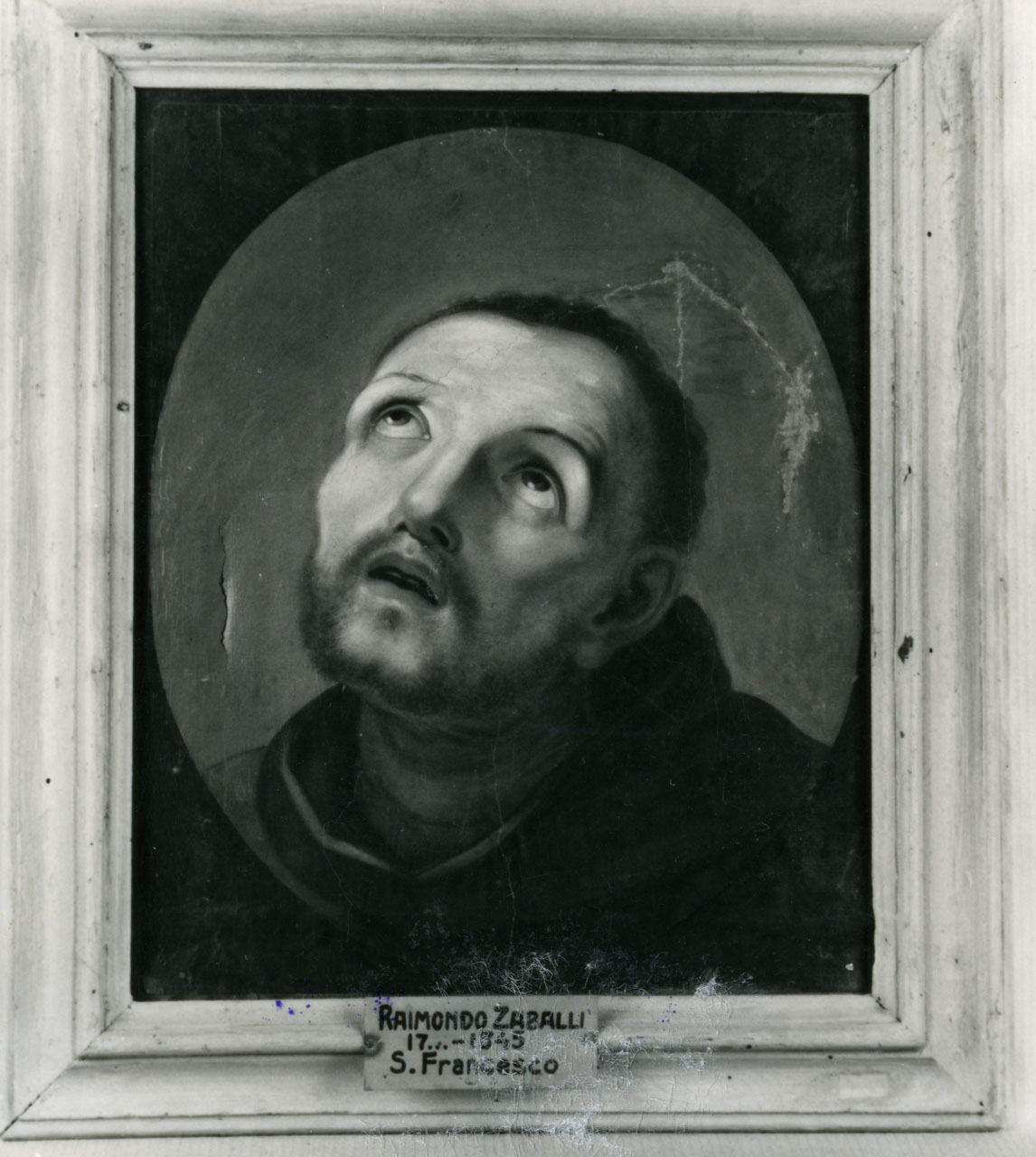 estasi di San Francesco d'Assisi (dipinto) di Zaballi Raimondo (prima metà sec. XIX)