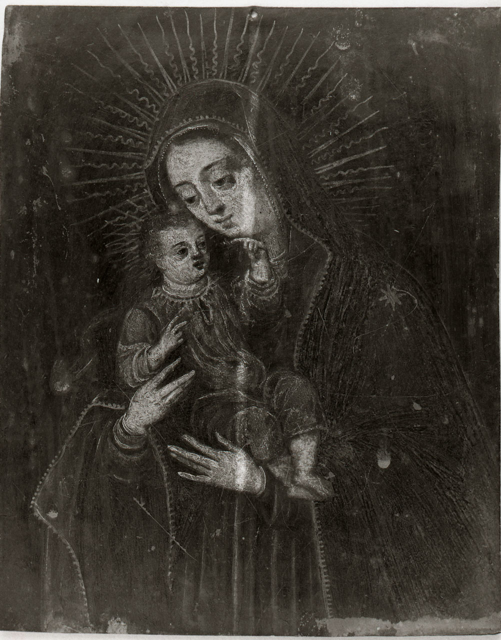 Madonna con Bambino (dipinto) - ambito Italia settentrionale (fine/inizio secc. XVII/ XVIII)