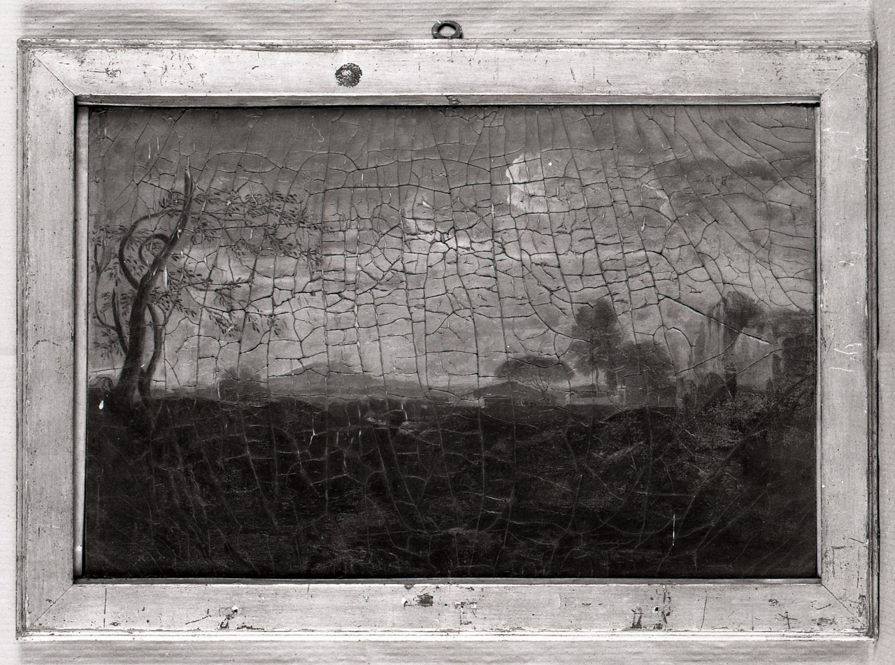 paesaggio (dipinto) - ambito aretino (secc. XVIII/ XIX)