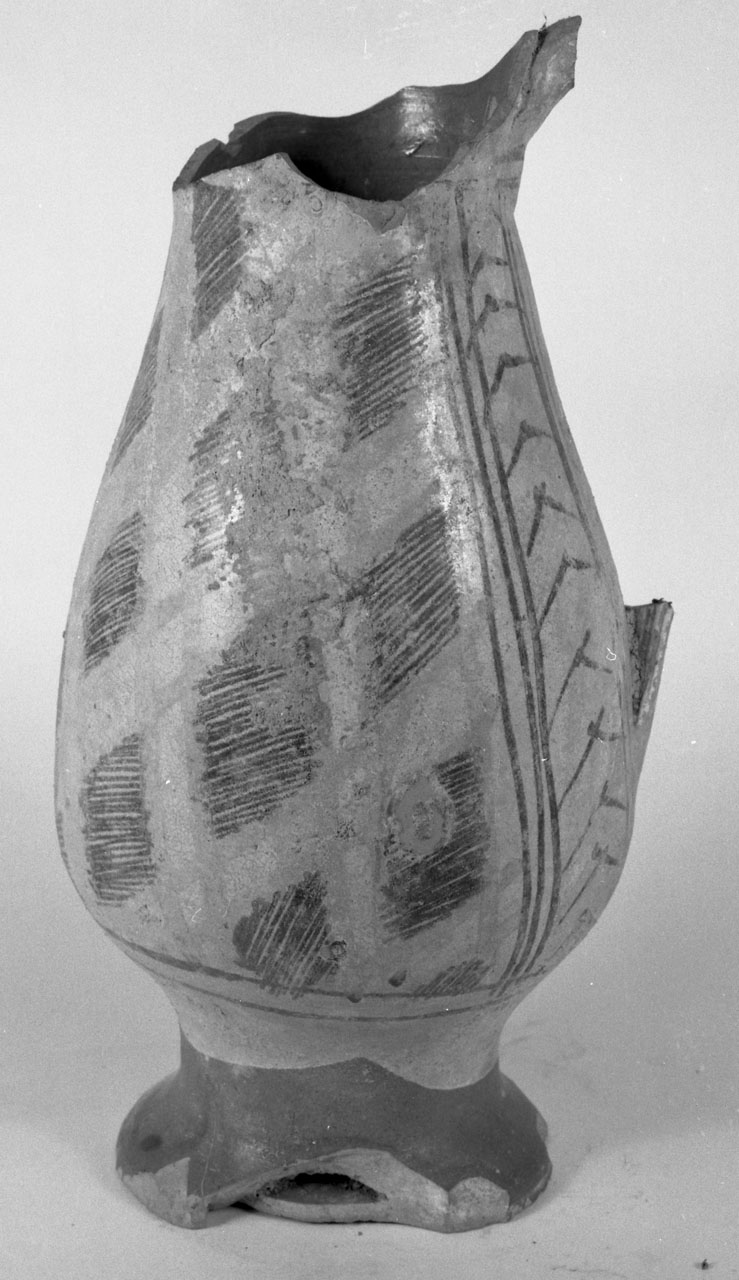 boccale, opera isolata - bottega aretina (seconda metà sec. XIII)