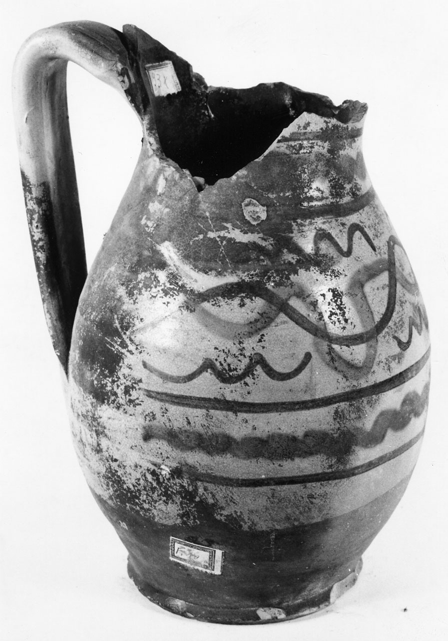 boccale, opera isolata - bottega aretina (prima metà sec. XV)