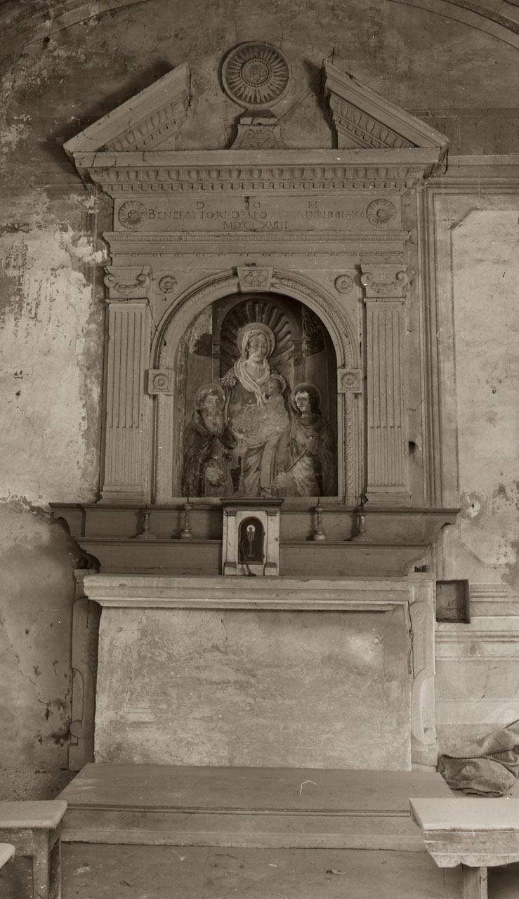 altare maggiore - bottega toscana (sec. XVII)