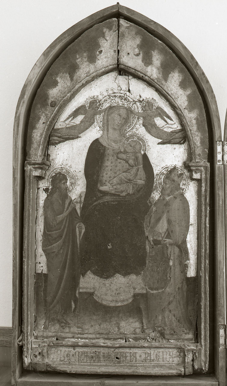 Madonna in trono con Bambino (dipinto) - ambito fiorentino (fine/inizio secc. XIV/ XV)