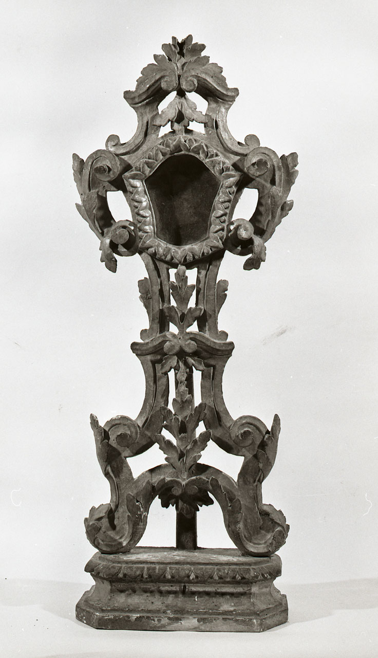 reliquiario - a ostensorio, serie - bottega aretina (sec. XVIII)